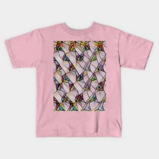 Abstract Rose-kissed Stone (MD23Val022) Kids T-Shirt